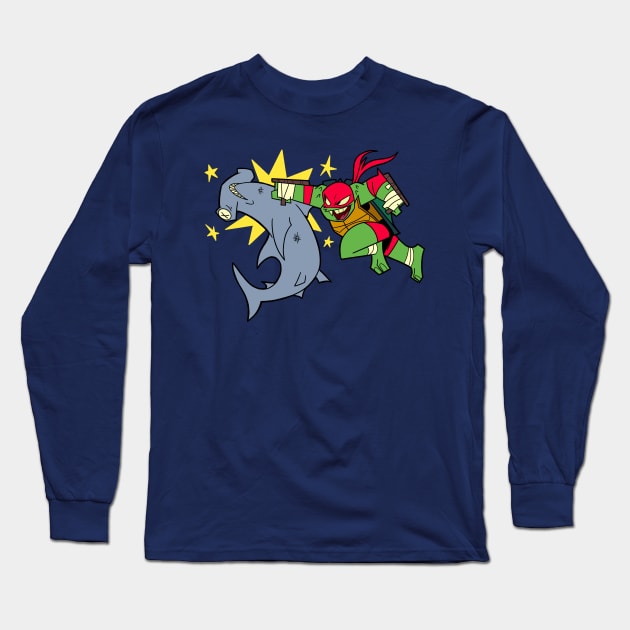 Shark Attack! Long Sleeve T-Shirt by anitasafonova